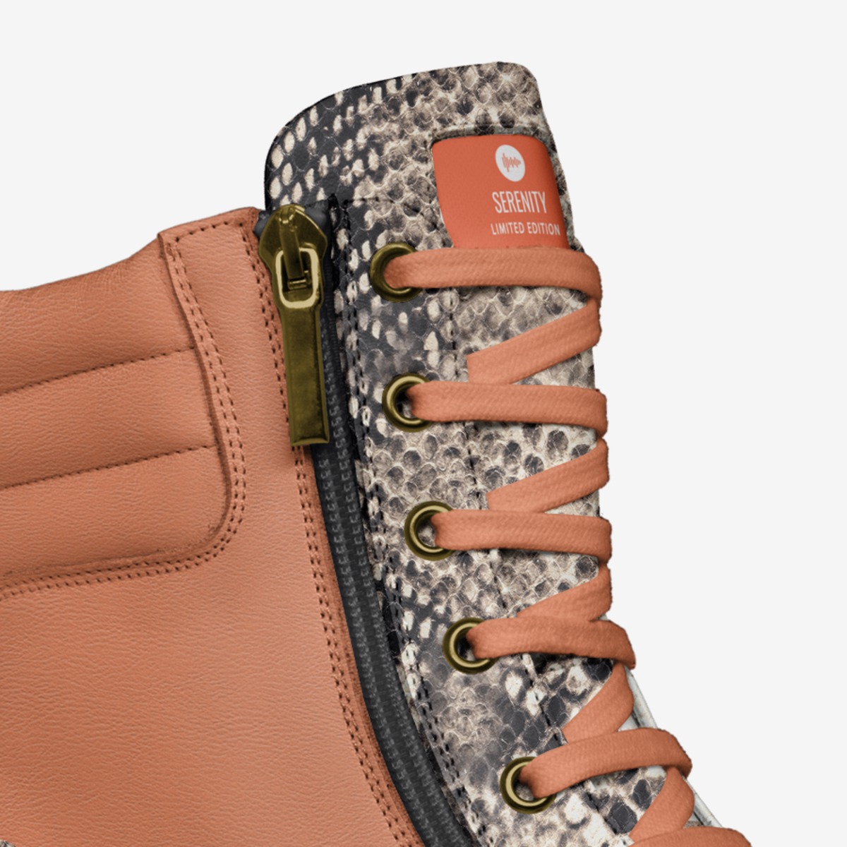 Serenity custom made in Italy shoes by Antoinette Seawood | Detail view