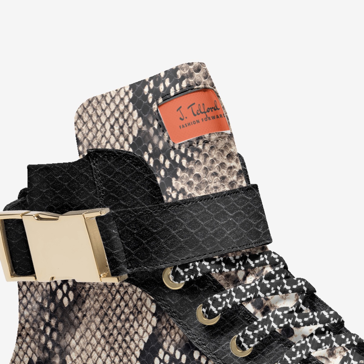 The H Statement custom made in Italy shoes by Johnny Lester-massey | Detail view