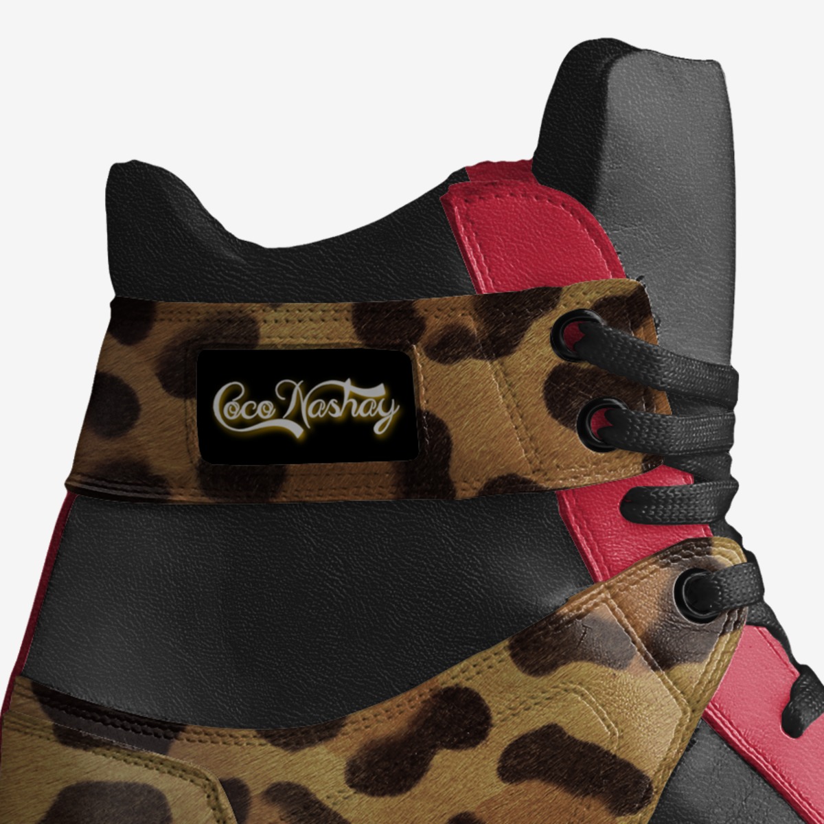 Kesha  custom made in Italy shoes by Nakesha Caldwell | Detail view