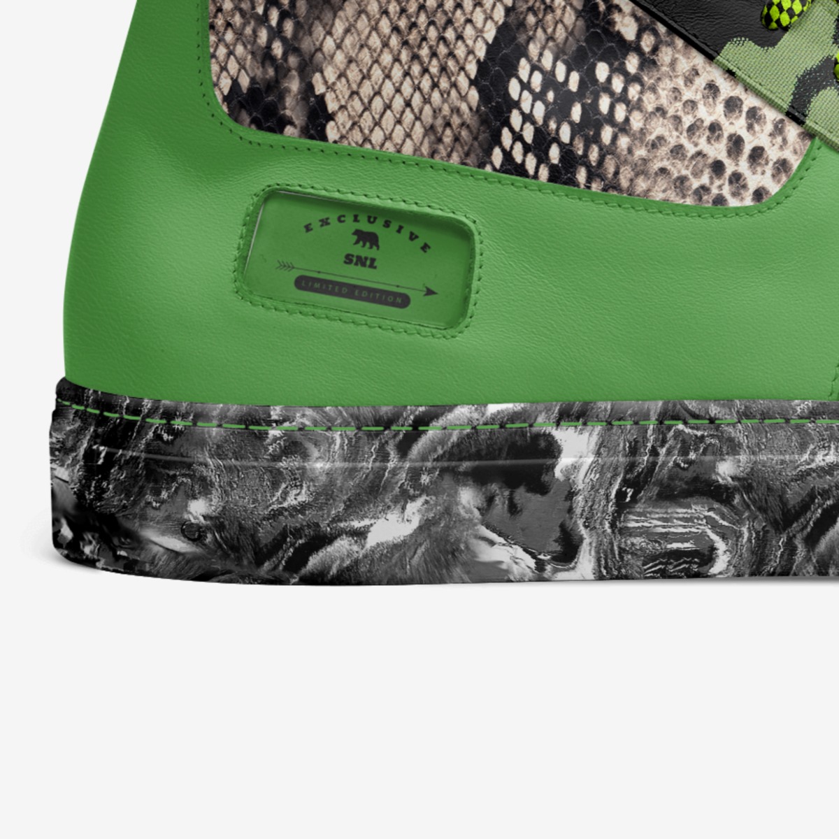 SNL custom made in Italy shoes by Turkessa Mais | Detail view