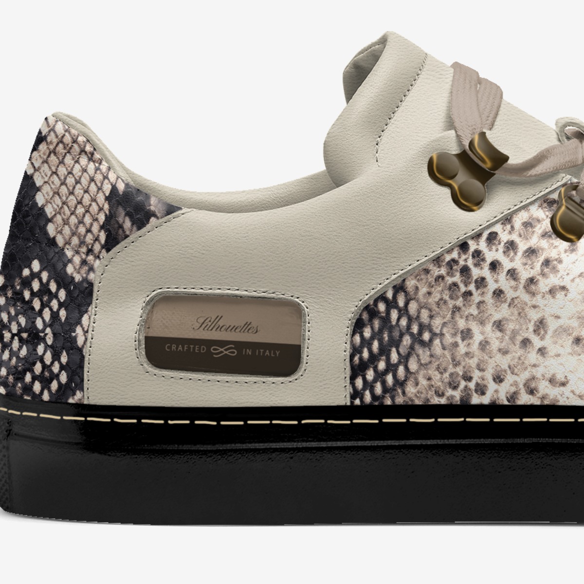 Silhouettes  custom made in Italy shoes by Jermale Jones | Detail view
