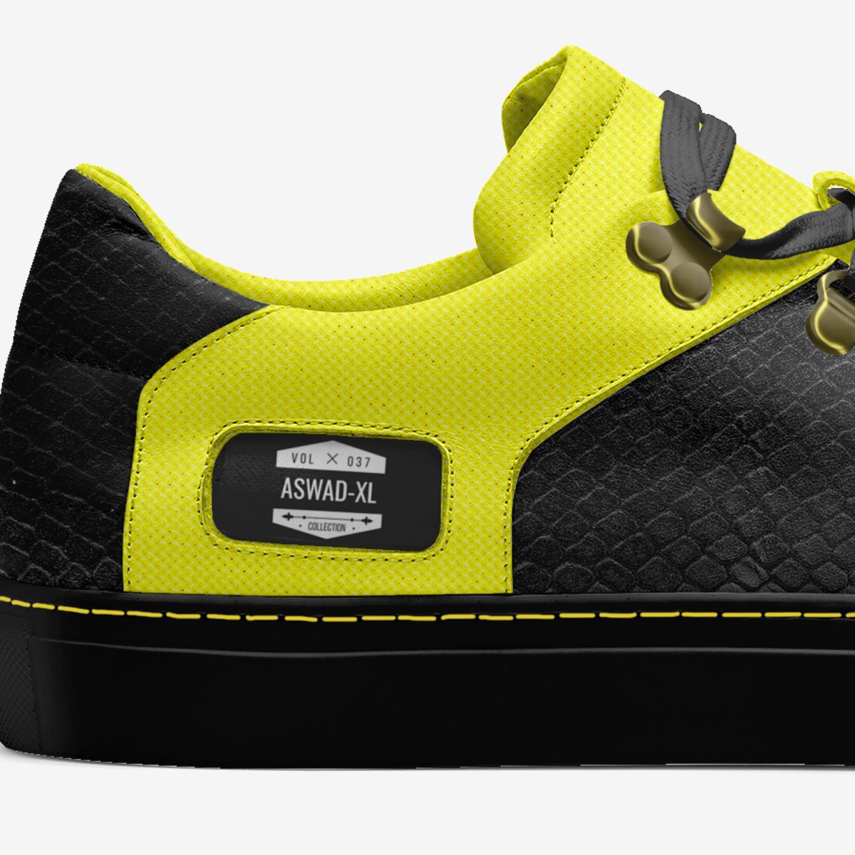 ASWAD-XL custom made in Italy shoes by Mildred Lewis | Detail view