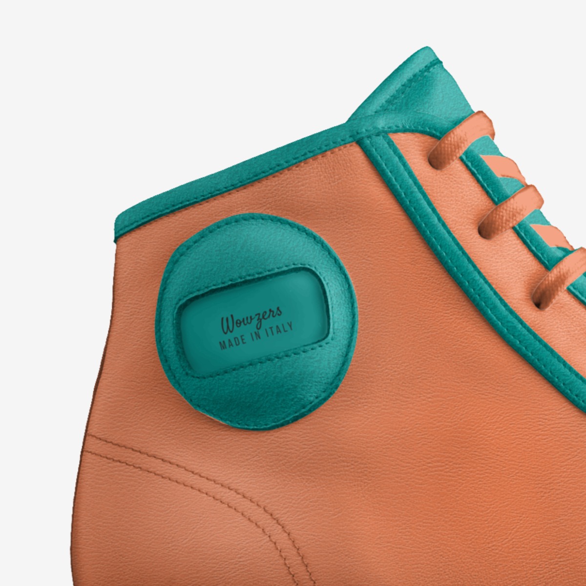 Wowzers custom made in Italy shoes by Akeem Mike | Detail view