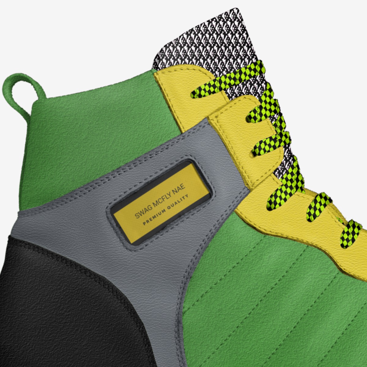 Swag McFly Nae  custom made in Italy shoes by Rechard R Newman | Detail view