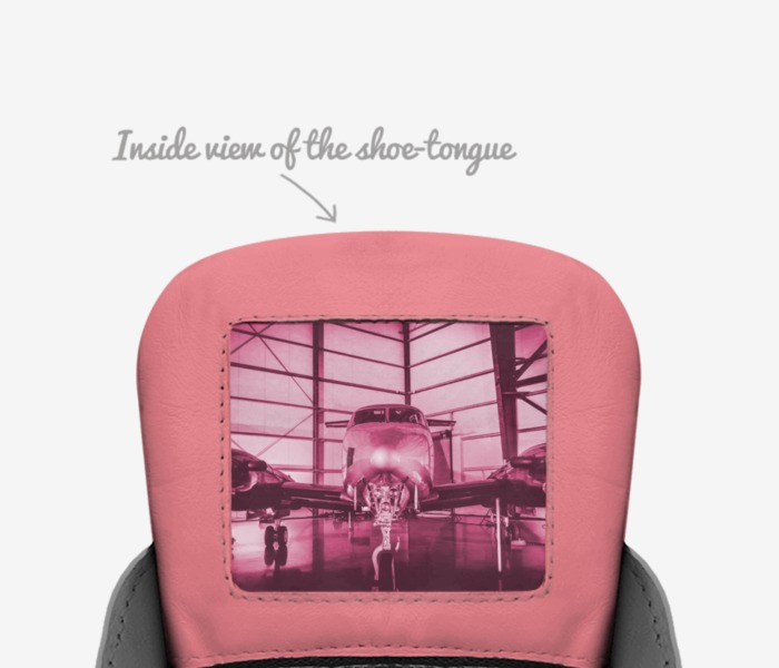 Lemme C-it custom made in Italy shoes by Nakesha Caldwell | Tongue view