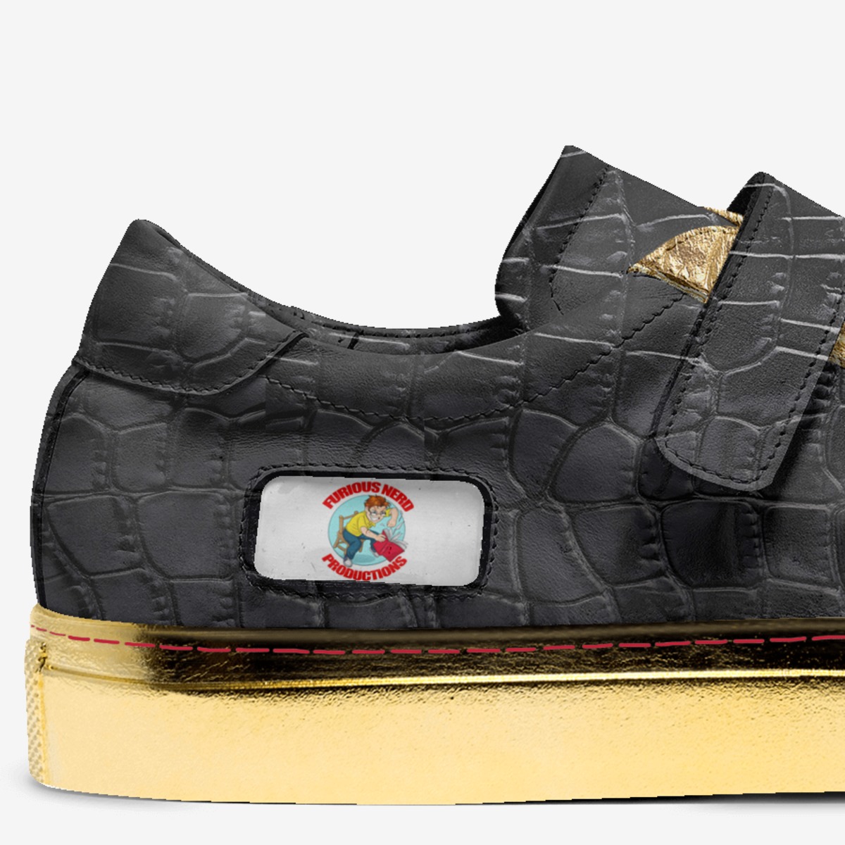 Critical Kicks custom made in Italy shoes by Steve Wollett | Detail view