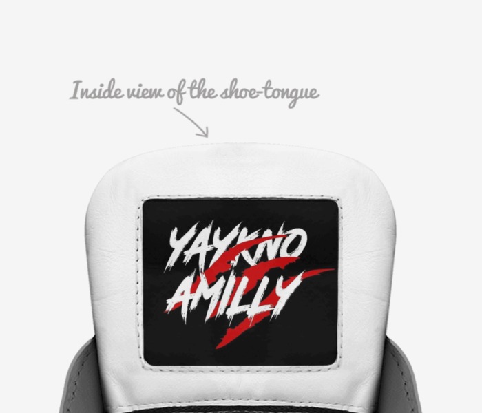 Yaykno Amilly XV  custom made in Italy shoes by Yaykno Amilly | Tongue view