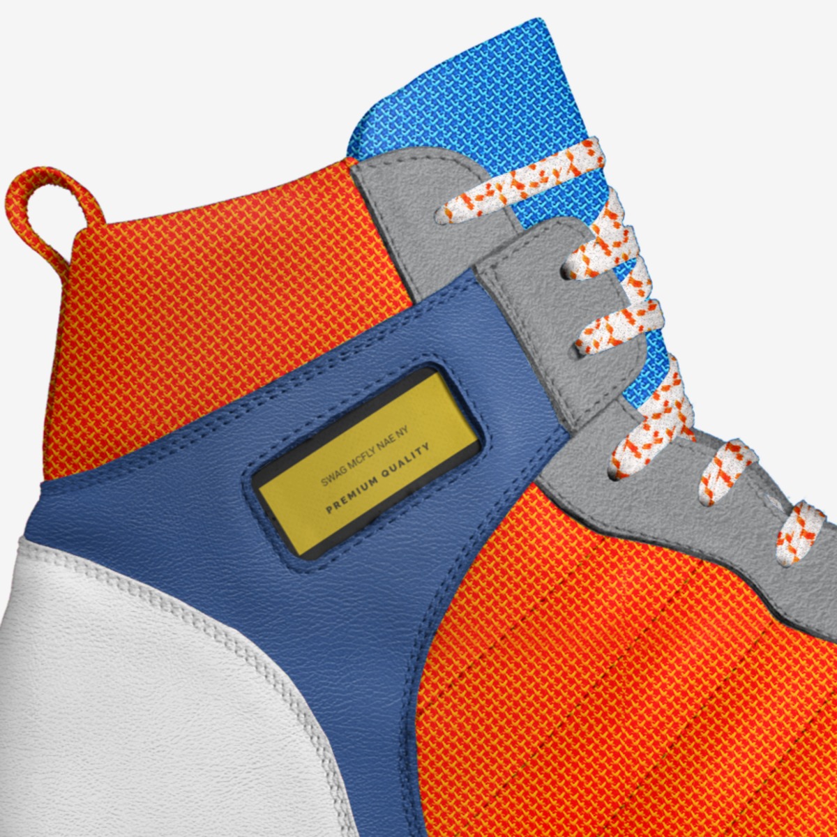 Swag McFly Nae NY custom made in Italy shoes by Rechard R Newman | Detail view