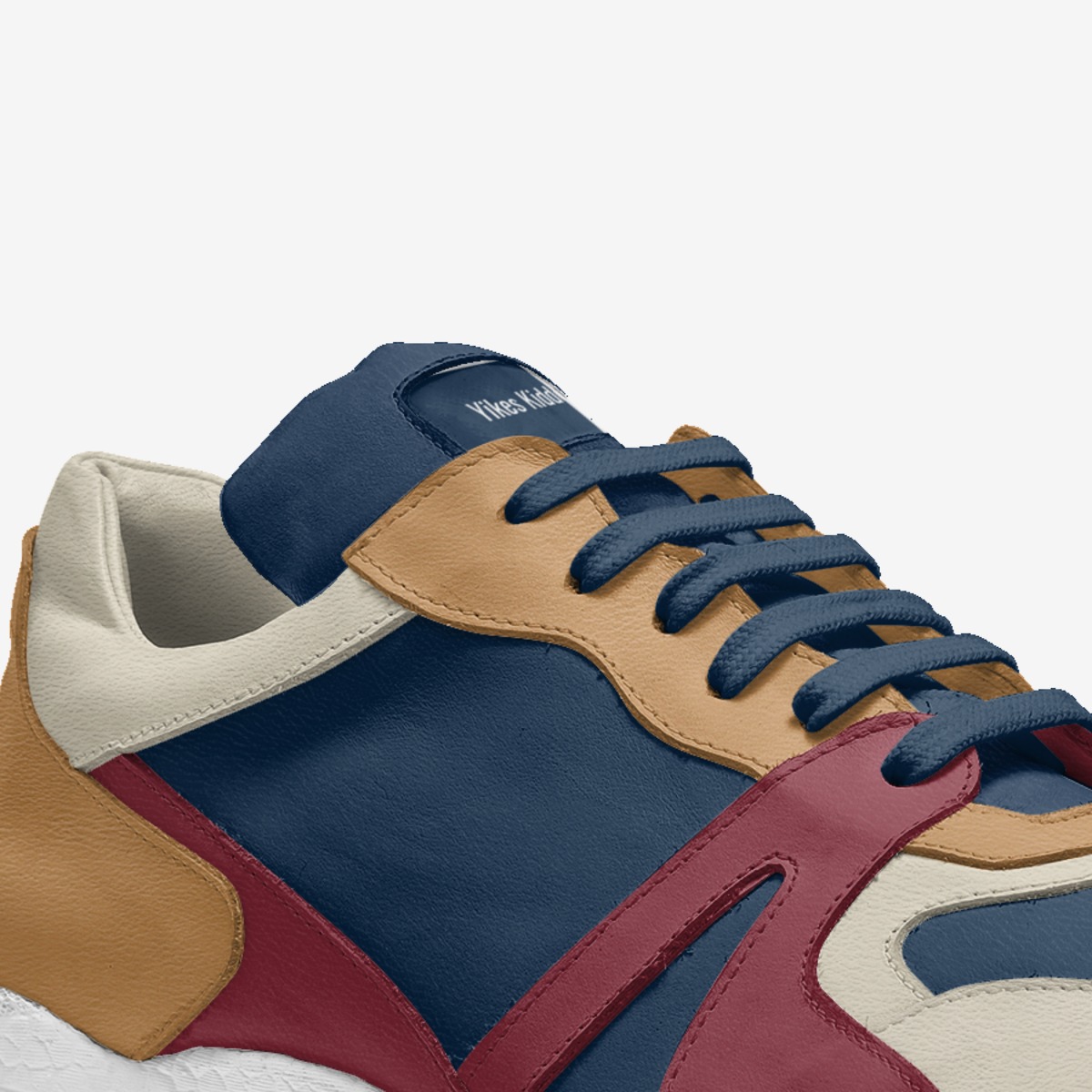 Kiddo custom made in Italy shoes by Akeem Mike | Detail view