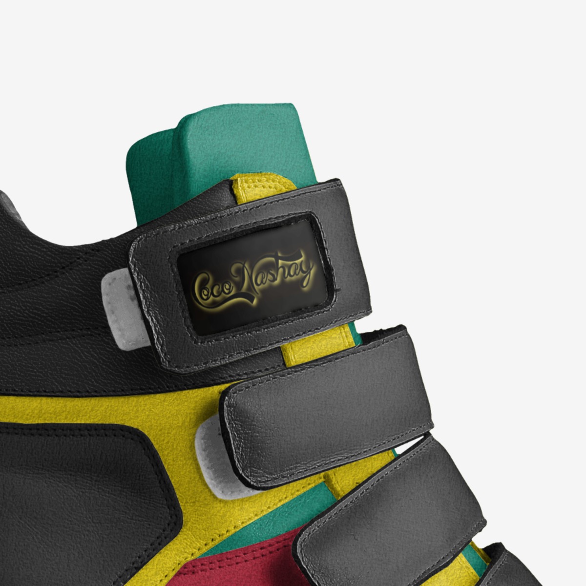 Blackish custom made in Italy shoes by Nakesha Caldwell | Detail view