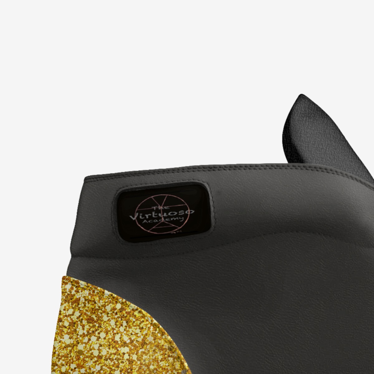 Smiley Face 1 custom made in Italy shoes by Letroy Toussaint | Detail view