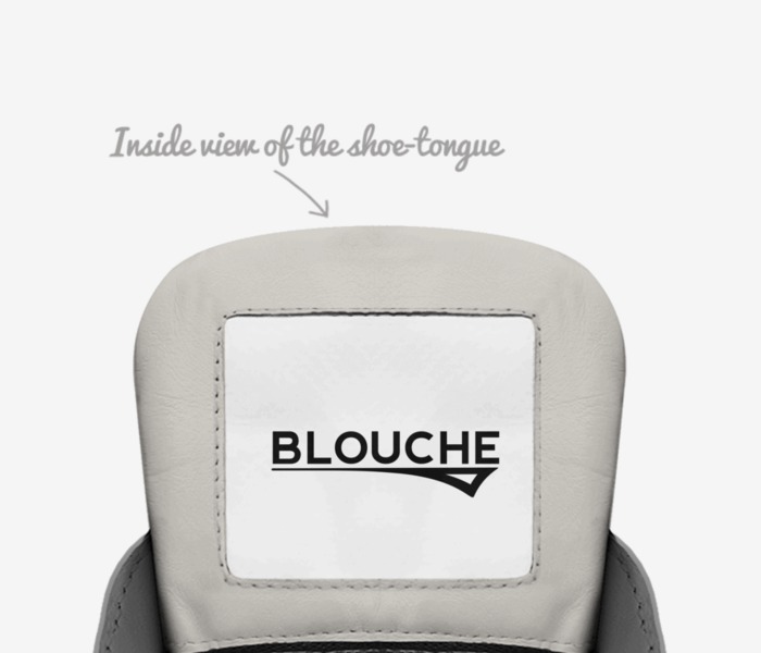 BLOUCHE NYTMARE custom made in Italy shoes by Dexter Molina | Tongue view