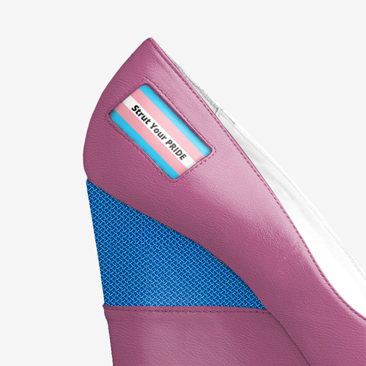 Strut Your Pride custom made in Italy shoes by Jevon Martin | Detail view