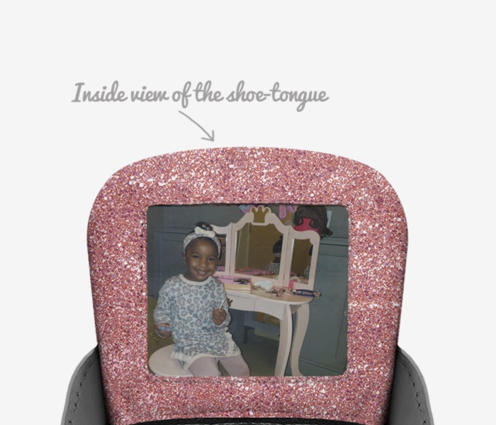 Naz custom made in Italy shoes by Nakesha Caldwell | Tongue view
