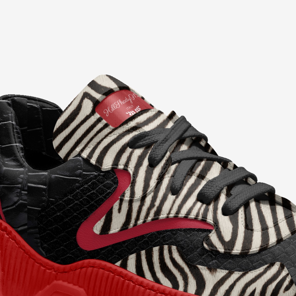 HillShady912 custom made in Italy shoes by DeAundre Perry | Detail view