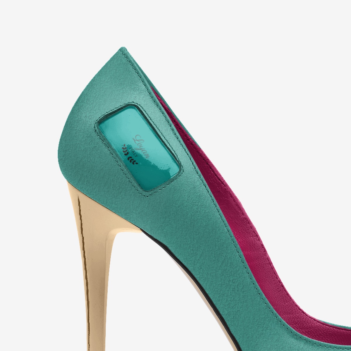 Loyan custom made in Italy shoes by Tiffany Mitchell | Detail view
