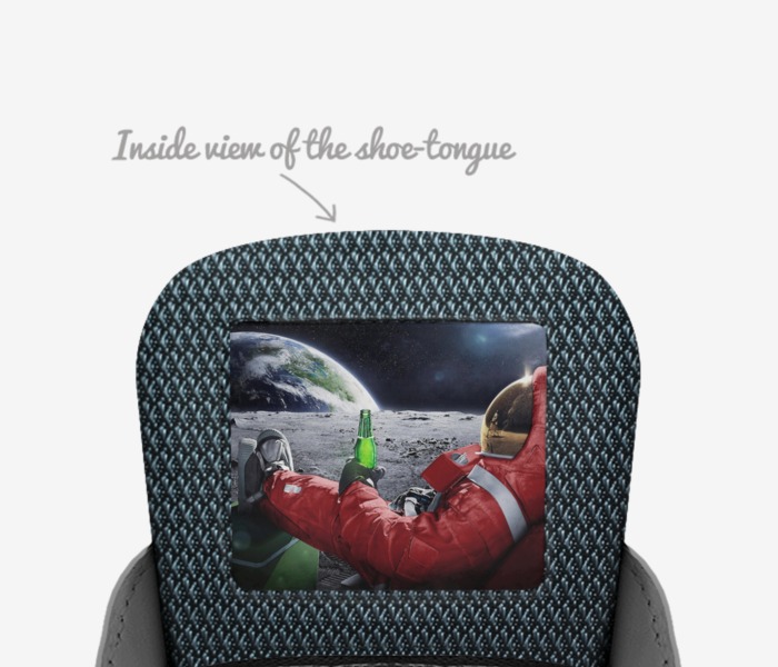 Le' Gantz custom made in Italy shoes by John Wallace | Tongue view