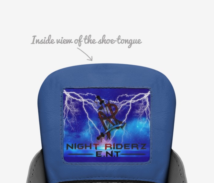 Night Rider`z  custom made in Italy shoes by Everett Dixon | Tongue view