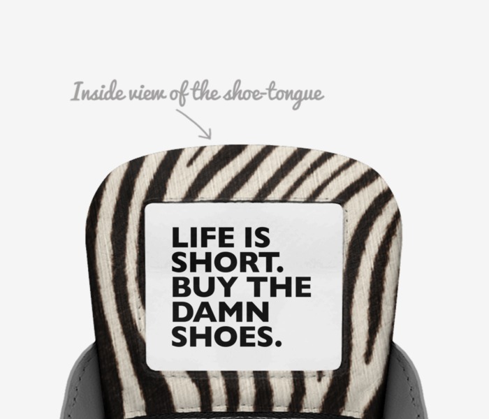 F.T.G custom made in Italy shoes by Truu Royal | Tongue view