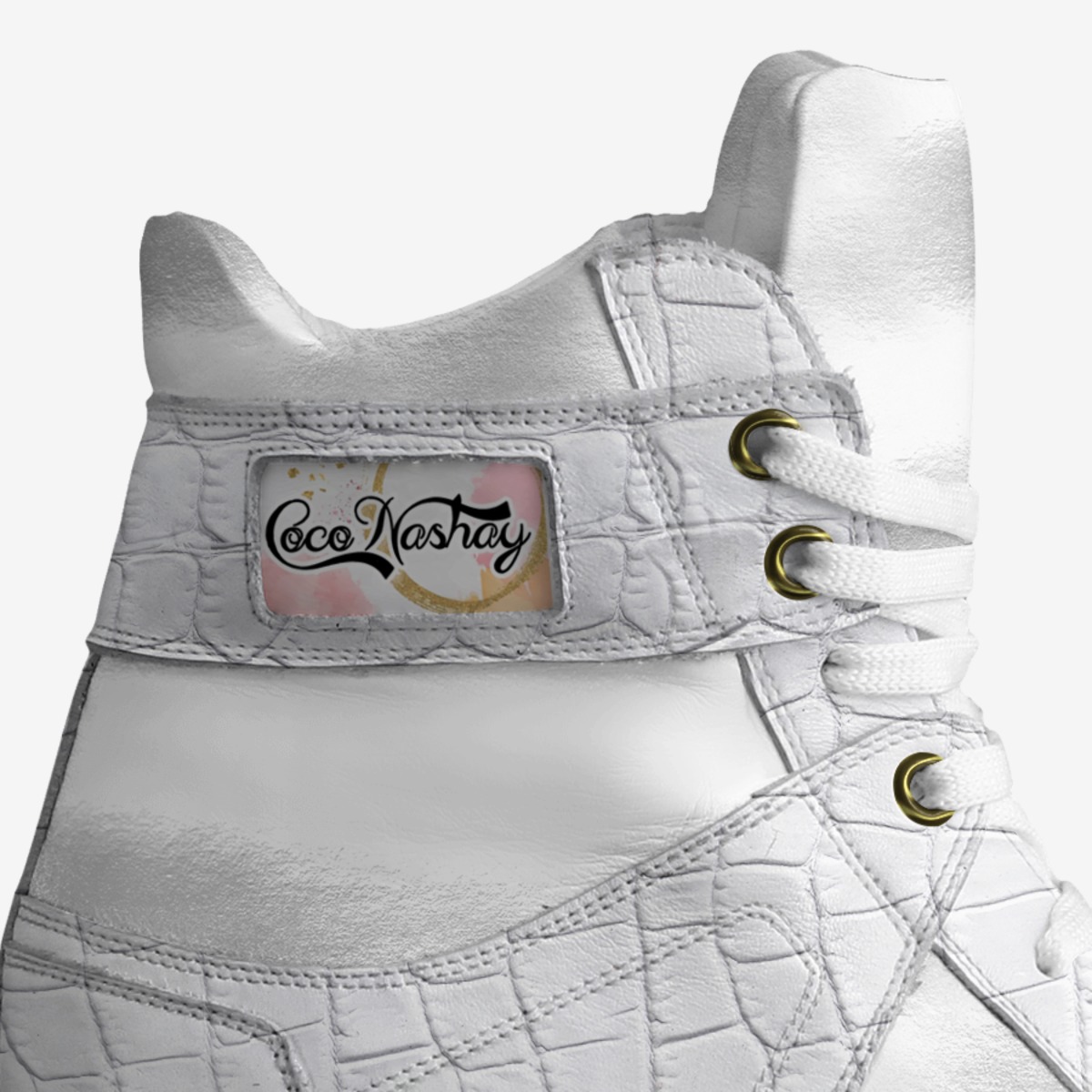 Paradise  custom made in Italy shoes by Nakesha Caldwell | Detail view