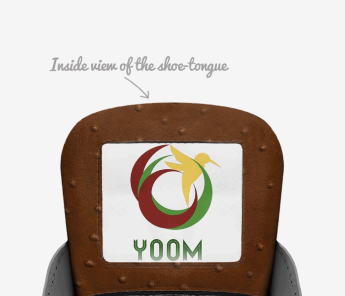 YOOM custom made in Italy shoes by Million Watiyo | Tongue view