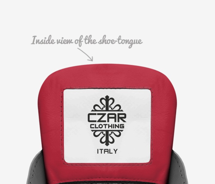 Czar Rebirth custom made in Italy shoes by Nicholas Zellem Jr | Tongue view