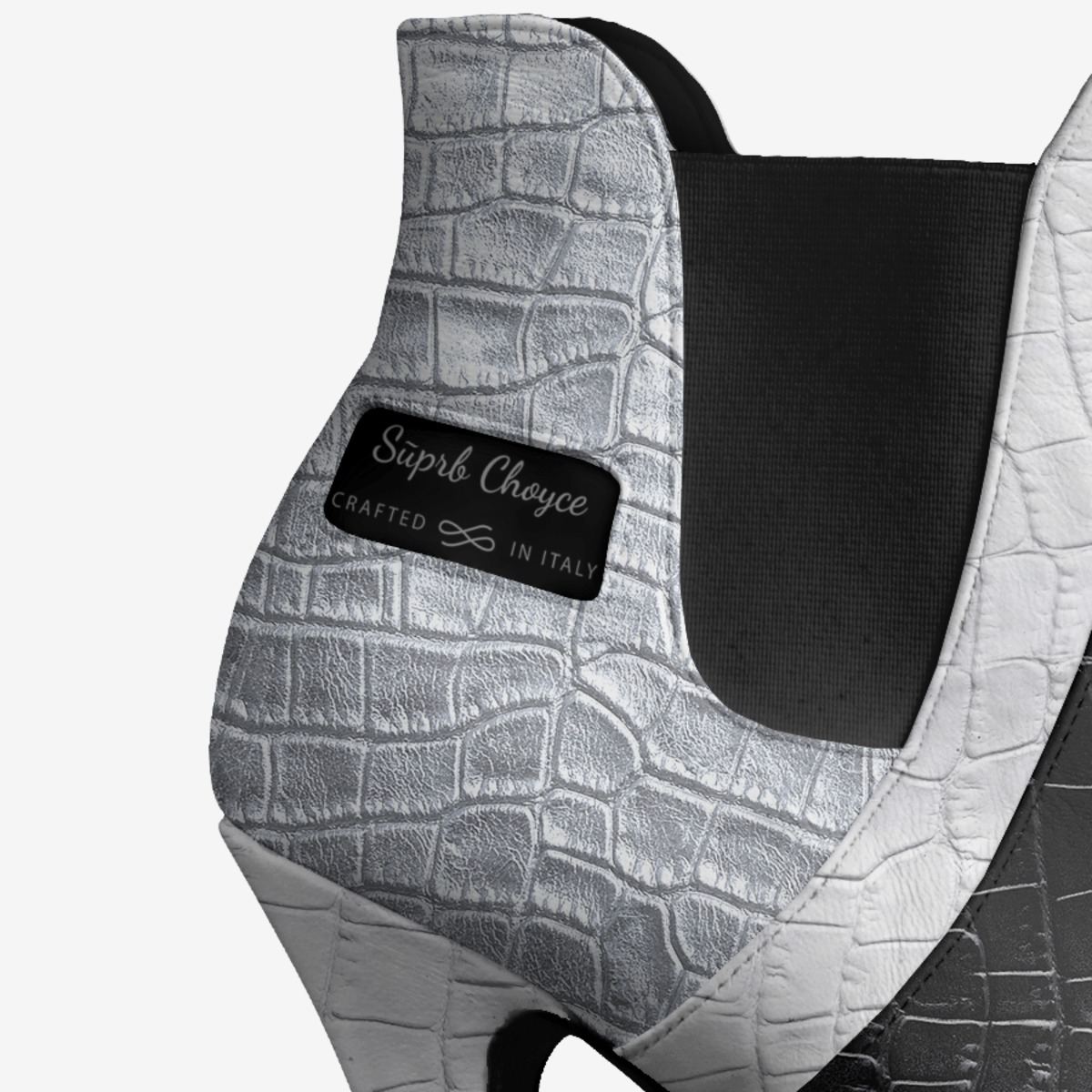 Sūprb Choyce  custom made in Italy shoes by Omari Choyce | Detail view