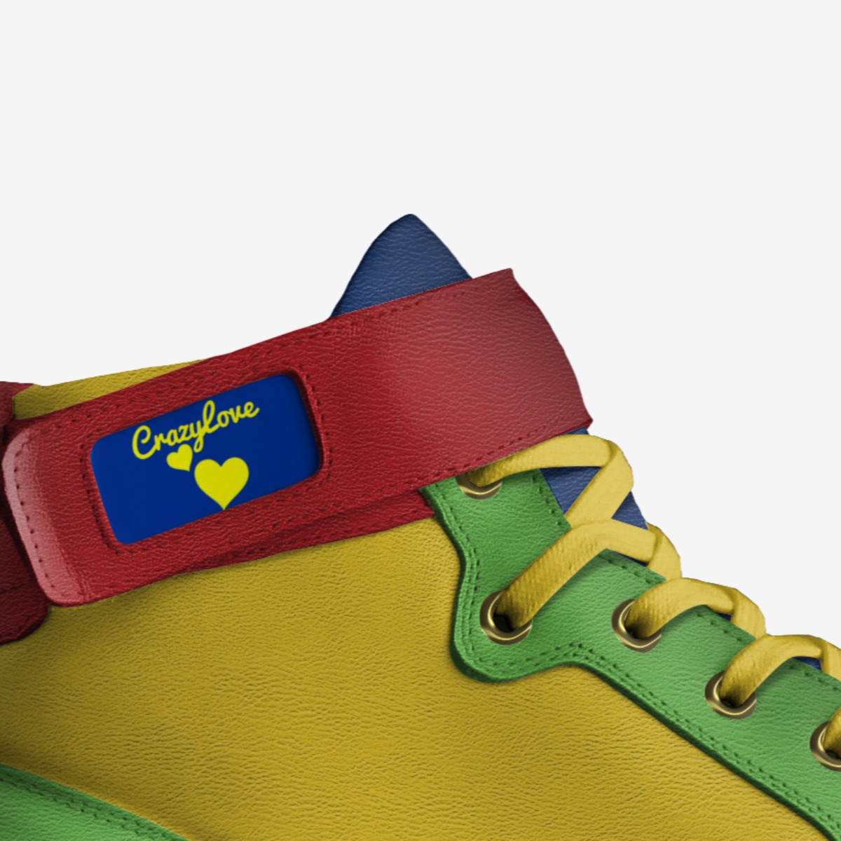 CrazyLove custom made in Italy shoes by Ayesha Hassaum | Detail view