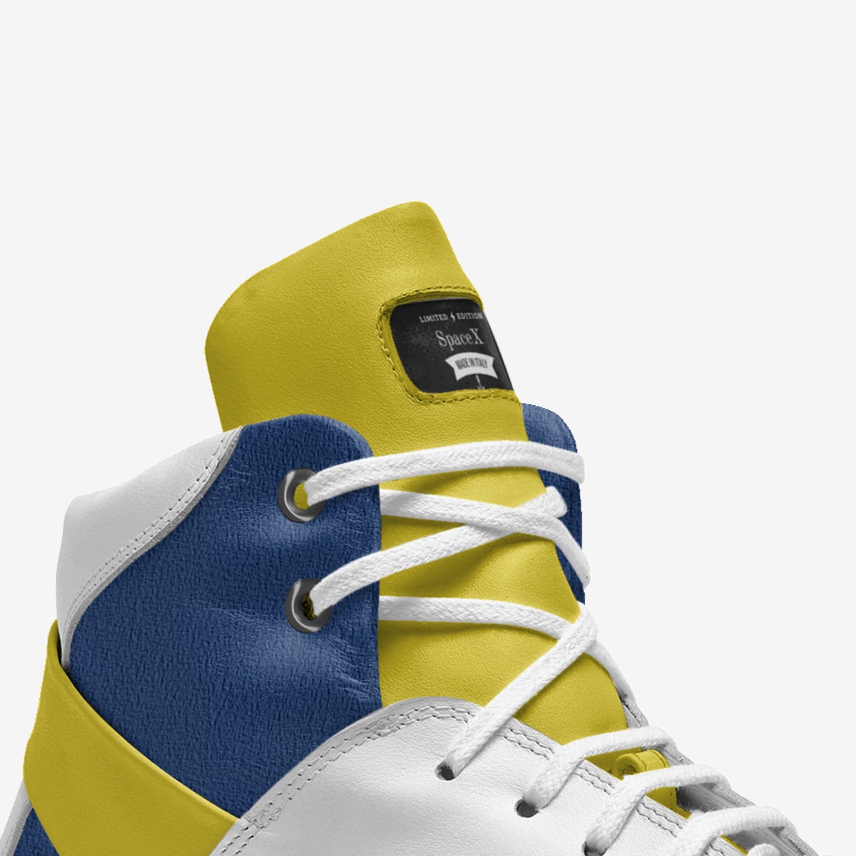SpaceX custom made in Italy shoes by Travon Brown | Detail view