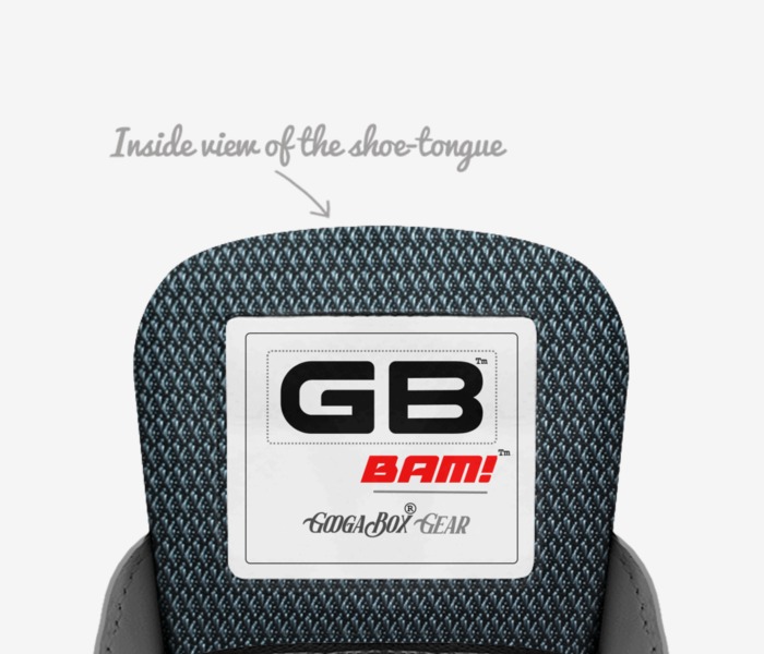 GOOGABOX BAM! custom made in Italy shoes by GOOGABOX (GWI) | Tongue view