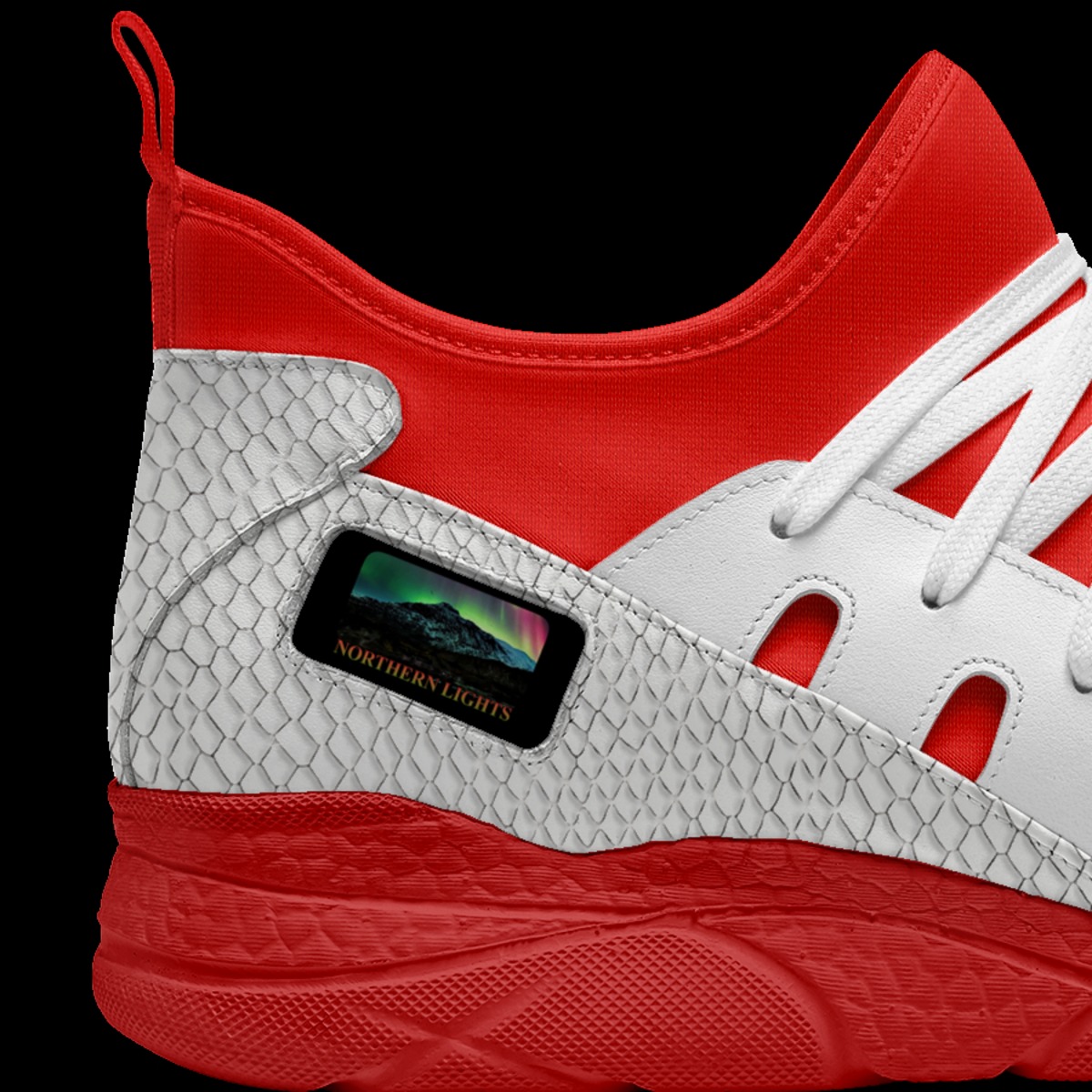 Northern lights custom shoes top