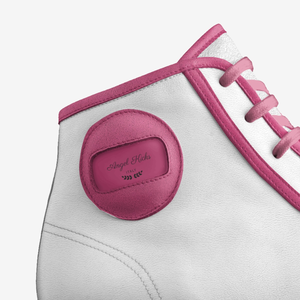 Angel Kicks custom made in Italy shoes by Penny Lamkins | Detail view