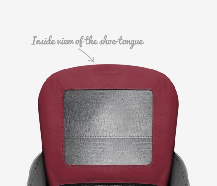 Son Ov Virgo  custom made in Italy shoes by Don Preme | Tongue view