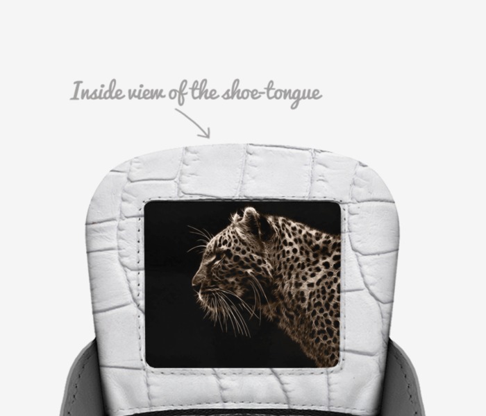 J.E.M.S. custom made in Italy shoes by Jason Eugene Moran-smith | Tongue view