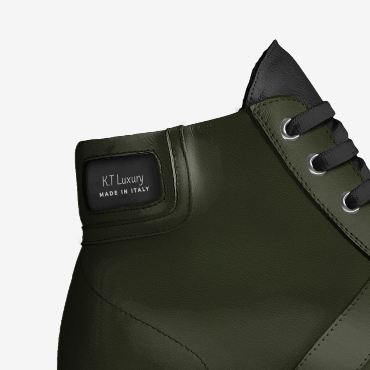 K. T Luxury custom made in Italy shoes by Robyn Scott | Detail view