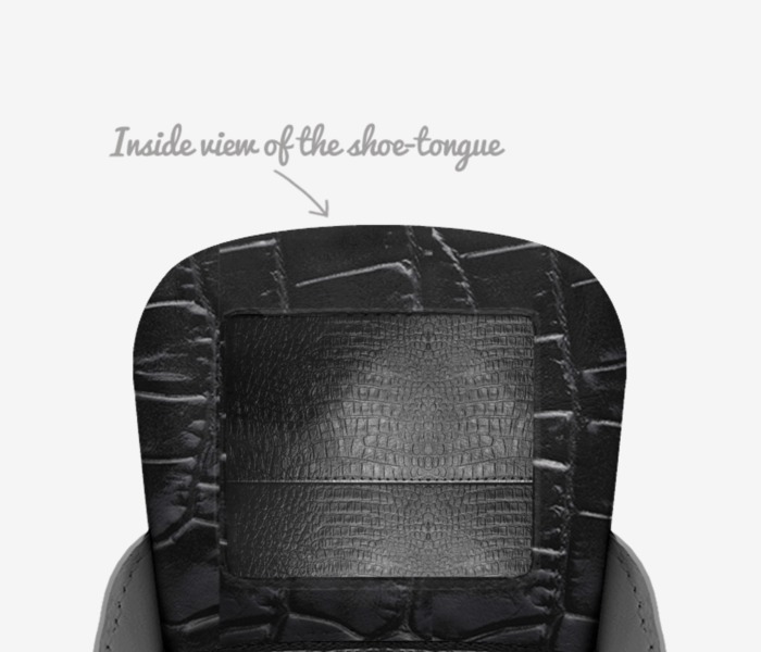 Son Ov Virgo  custom made in Italy shoes by Don Preme | Tongue view