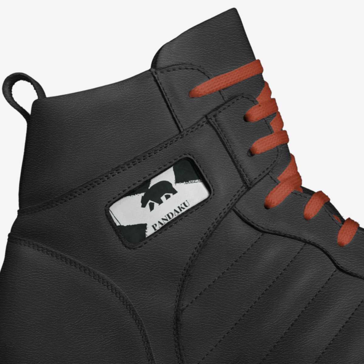 PANDAKU custom made in Italy shoes by Sean Gardner | Detail view