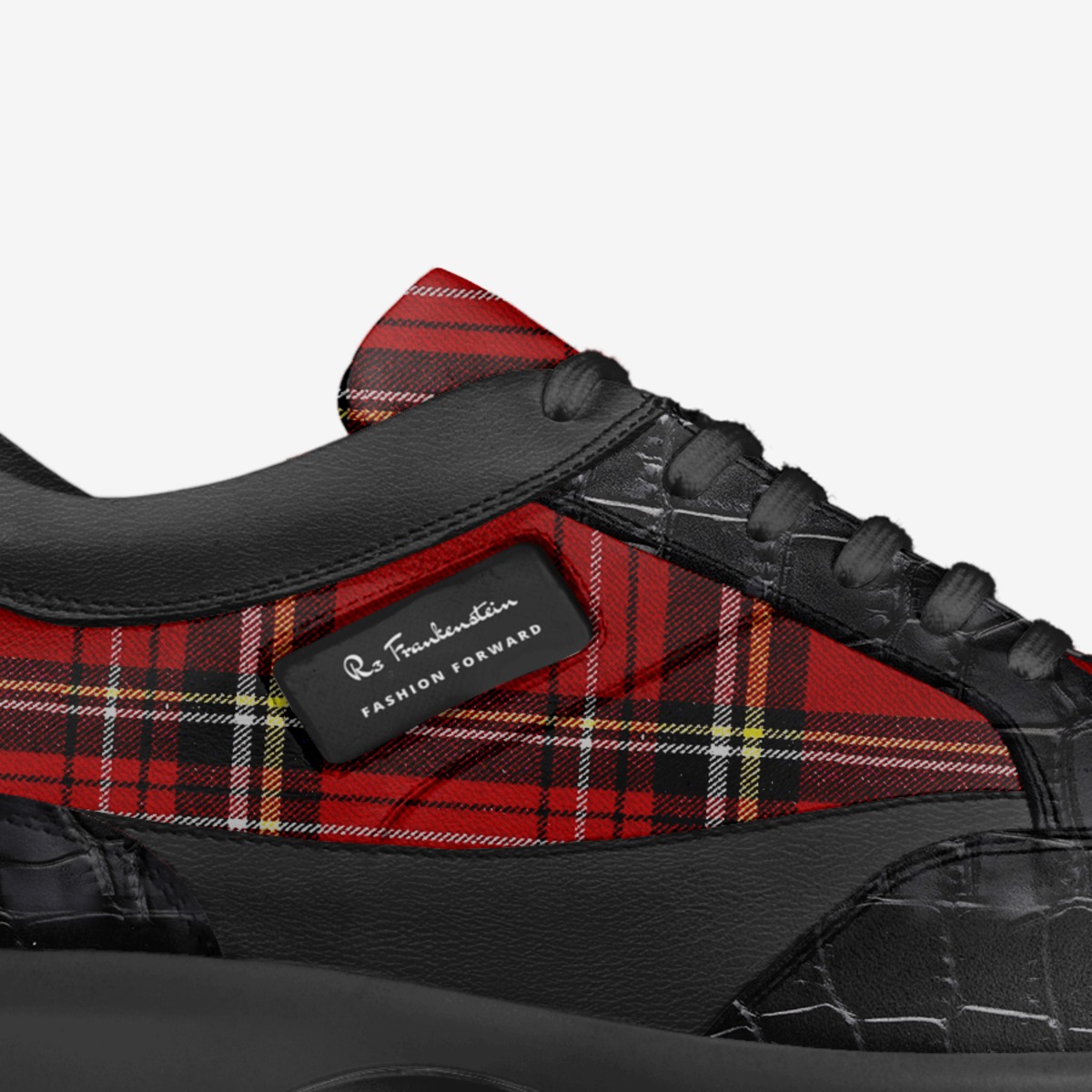 R3 Frankenstein custom made in Italy shoes by Ira J Roberson | Detail view