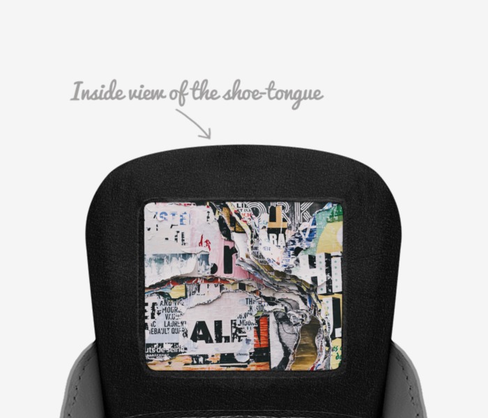 Different Breed  custom made in Italy shoes by Ap Chubba | Tongue view