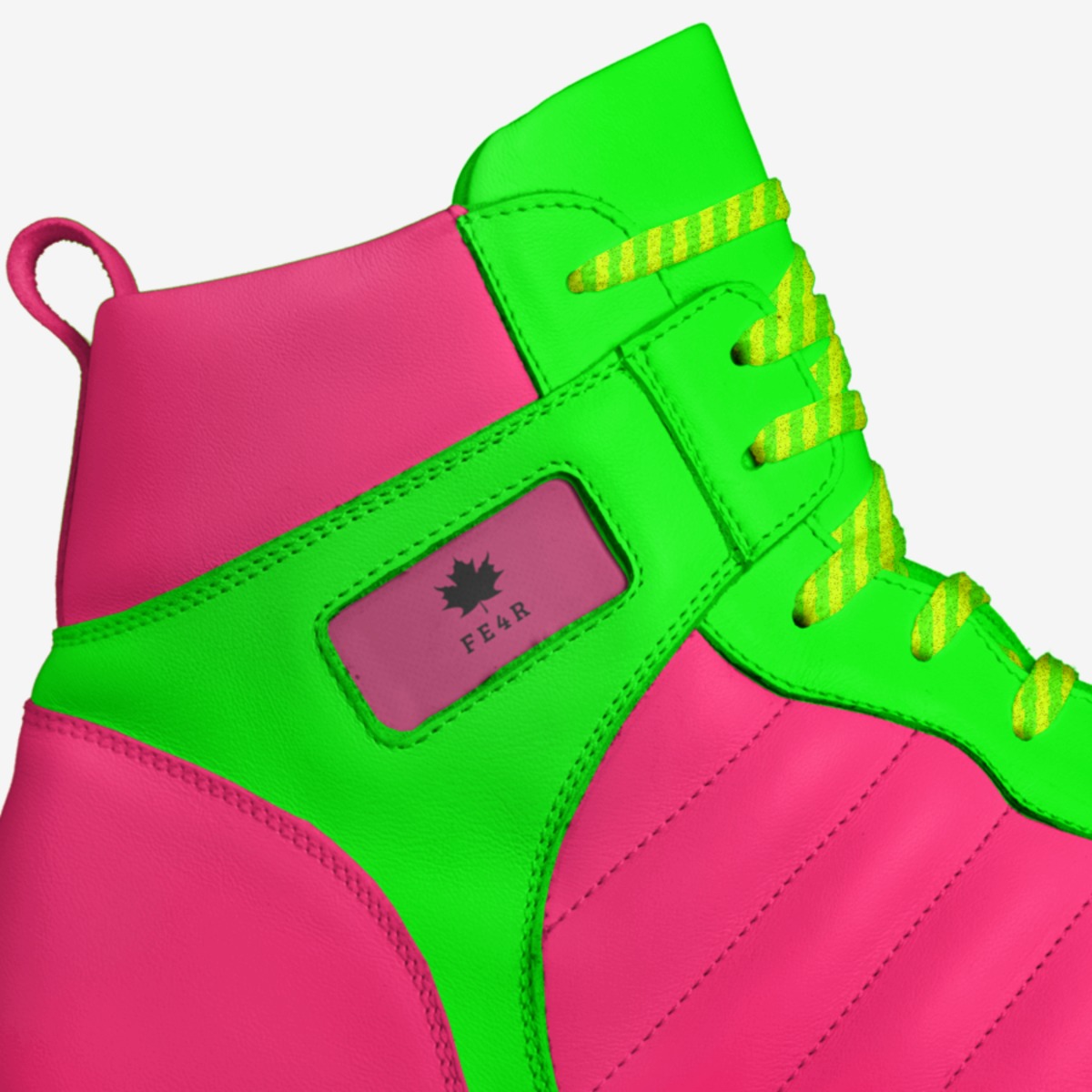 F E 4 R custom made in Italy shoes by Kyle Roder | Detail view