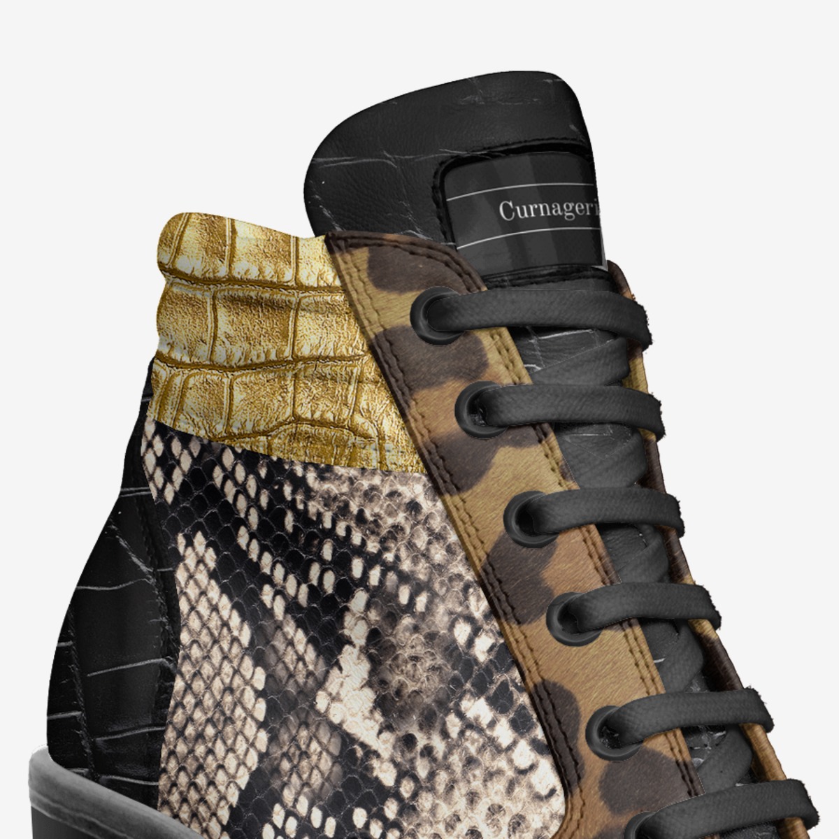 The Fierce1 custom made in Italy shoes by Curnagerie | Detail view