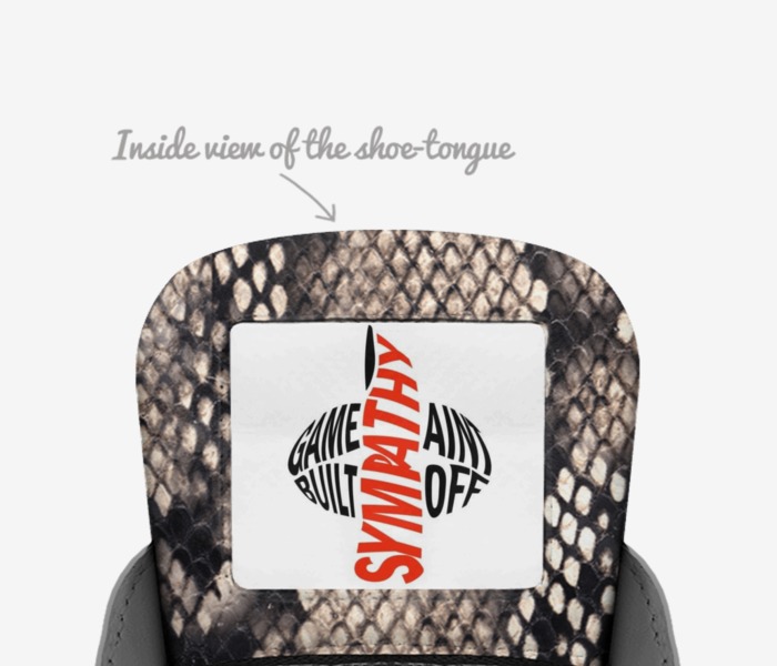 GaBOS  custom made in Italy shoes by Grand Marquis | Tongue view