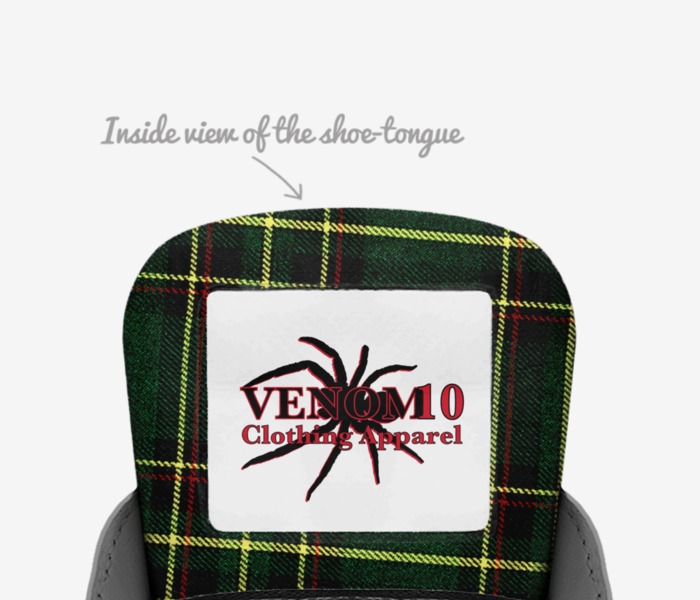 Venom Elites custom made in Italy shoes by Antonio James | Tongue view