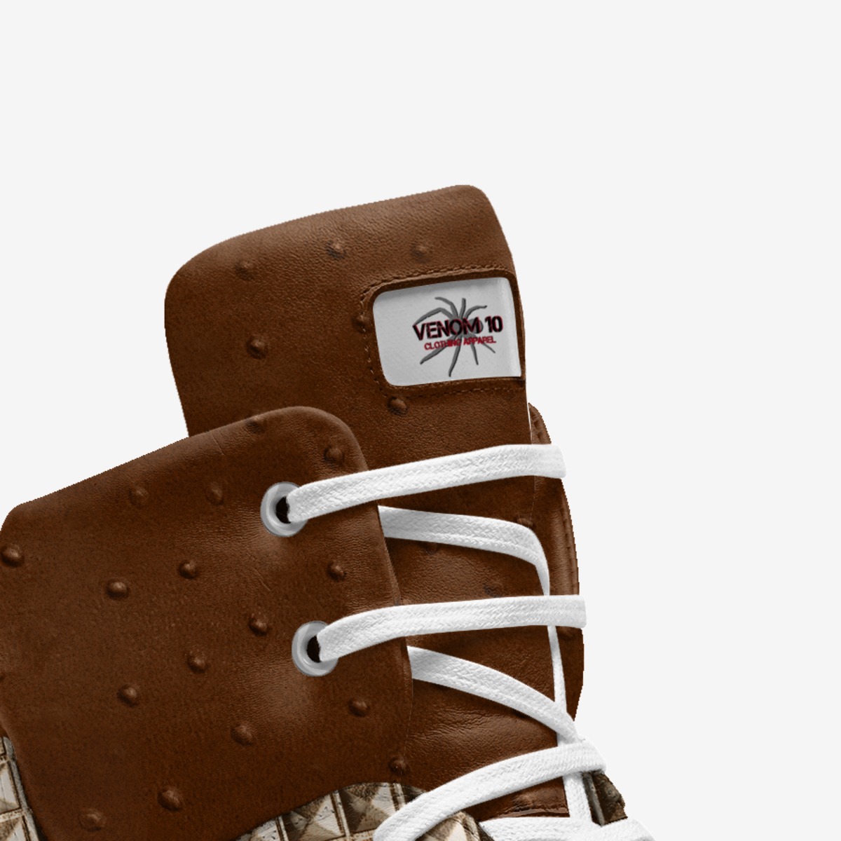 Venom Force custom made in Italy shoes by Antonio James | Detail view
