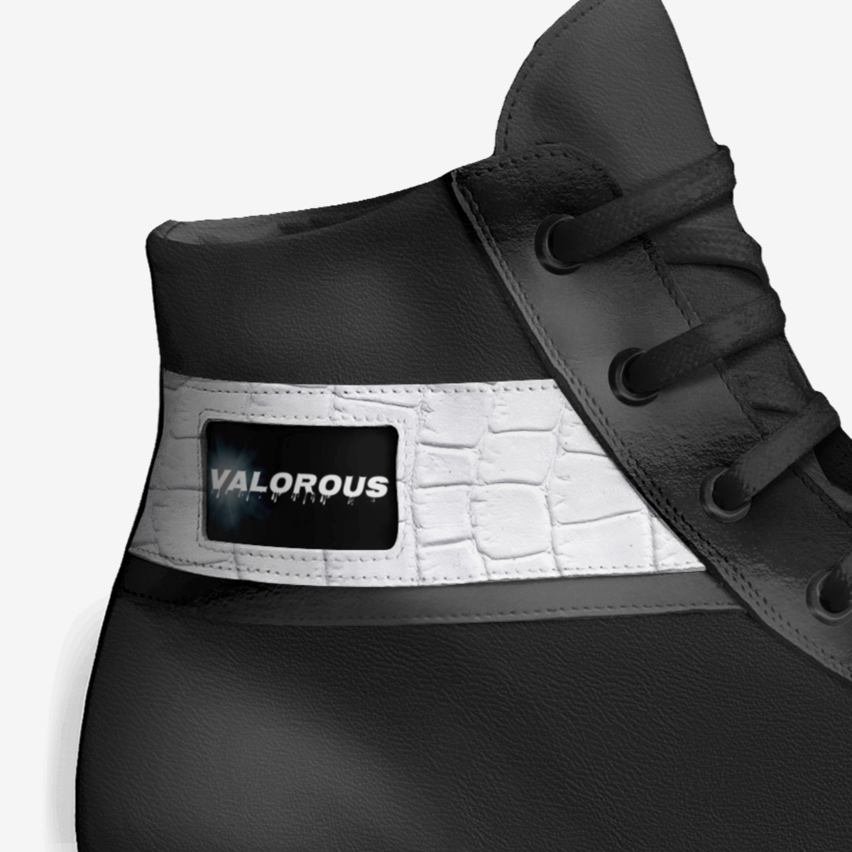 VALOROUS custom made in Italy shoes by Marcus Sullivan | Detail view