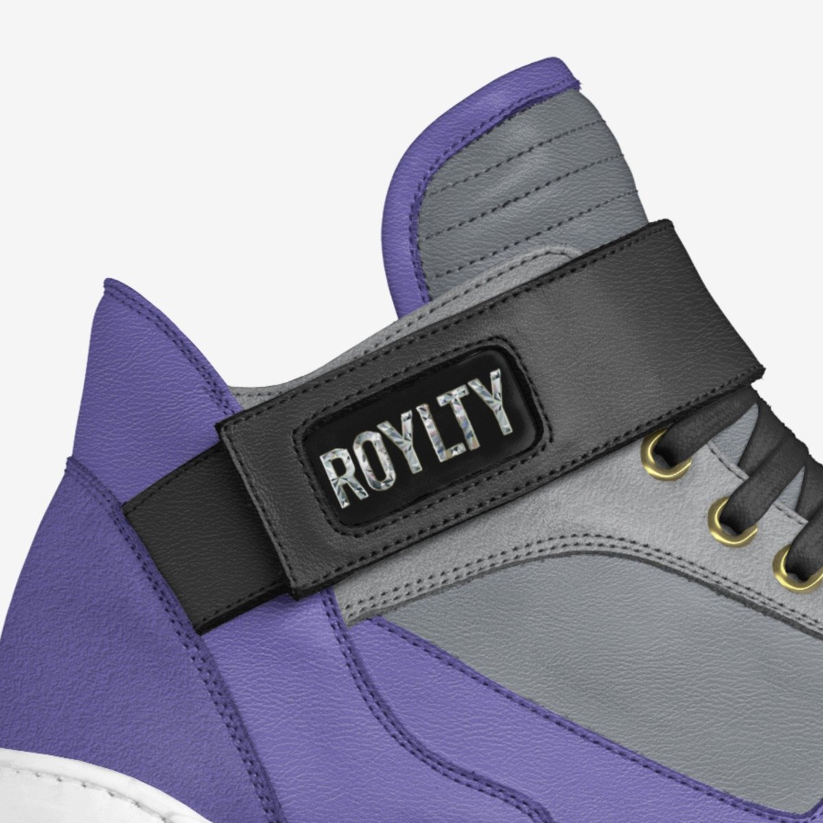 Royal Flush Gang R custom made in Italy shoes by Parris Gardner | Detail view