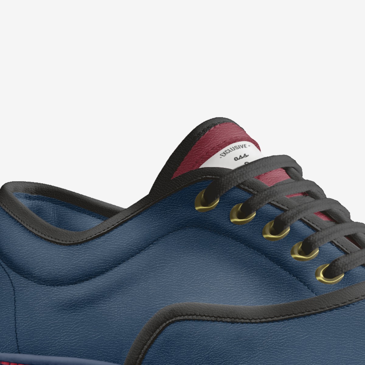 hipster custom made in Italy shoes by Ryu Cervantes | Detail view