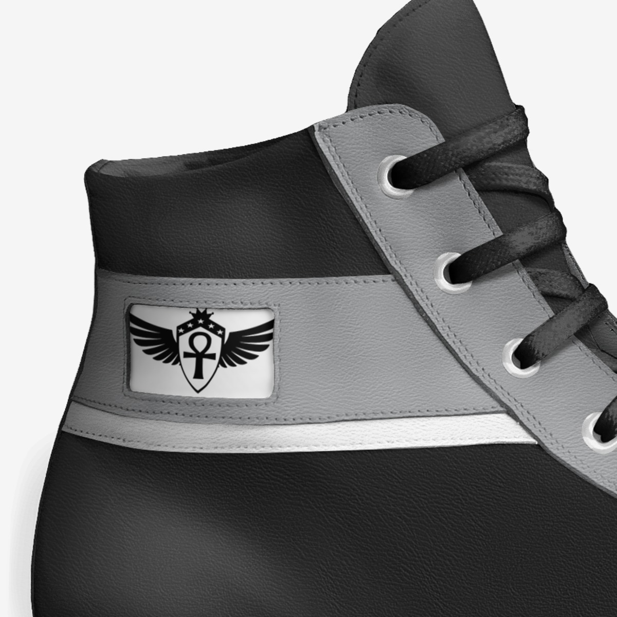SS-J4 Hi custom made in Italy shoes by Michael Jones | Detail view
