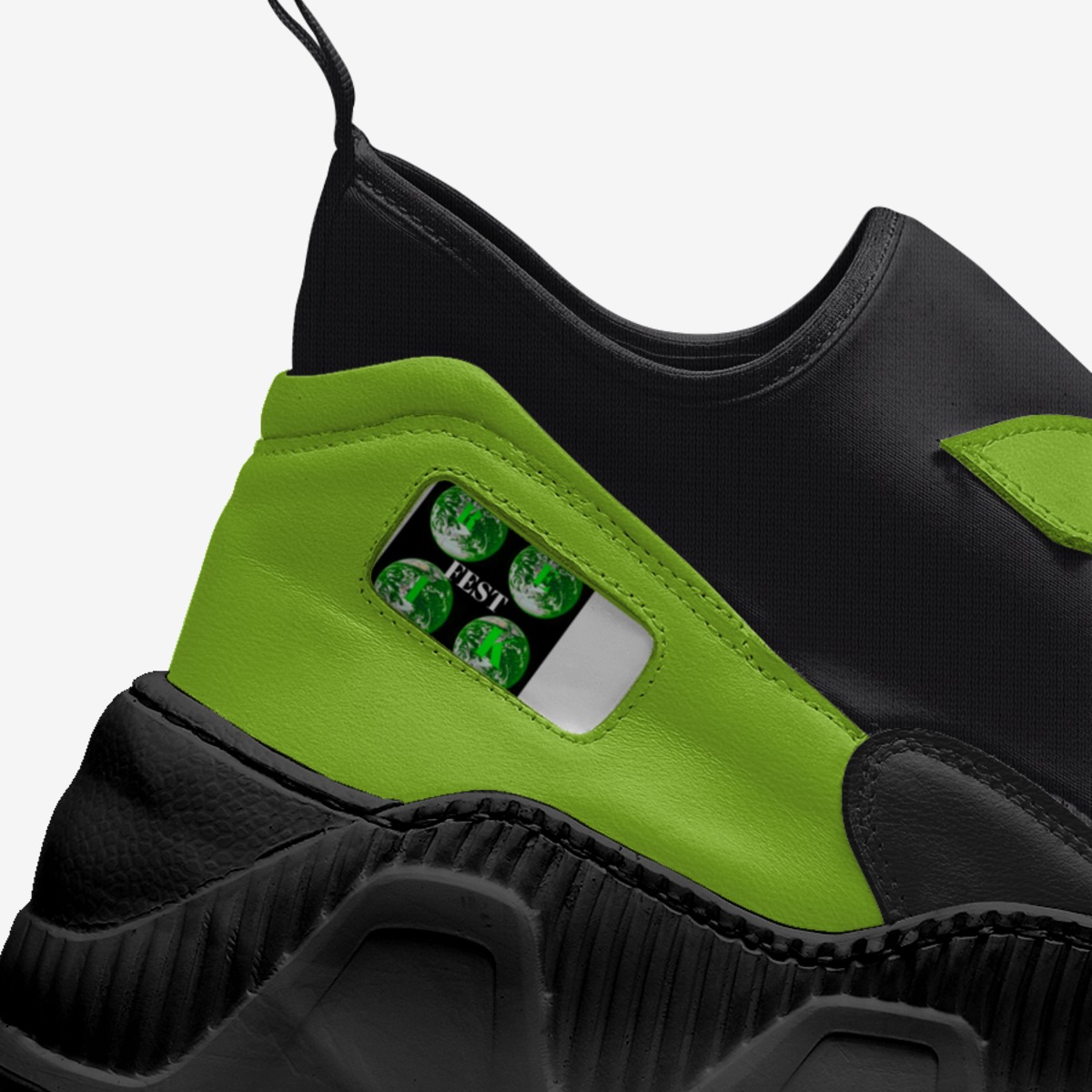 Reik fest 3 custom made in Italy shoes by Shawn Kemp | Detail view