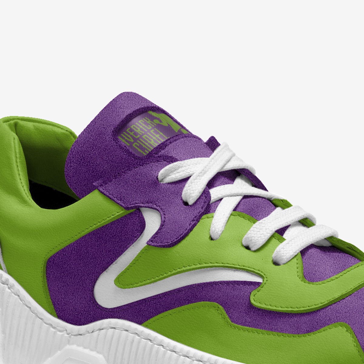 HULK custom made in Italy shoes by Iverick Curiel | Detail view